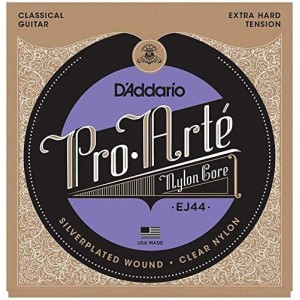 D'Addario EJ44 Pro-Arté Nylon Extra Hard Tension Classical Strings (.029-.045)